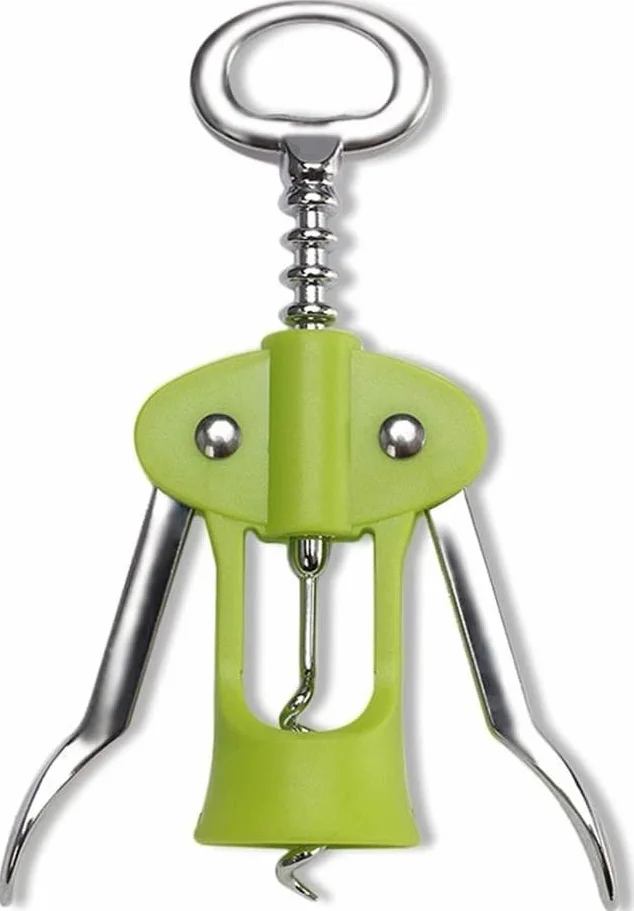 Sacacorchos, Abridor de botellas verde, aleación de Zinc, encantador camarero, Metal, cerveza, vino, sacacorchos, mango de botella, abridor, sacacorchos, herramienta de cocina