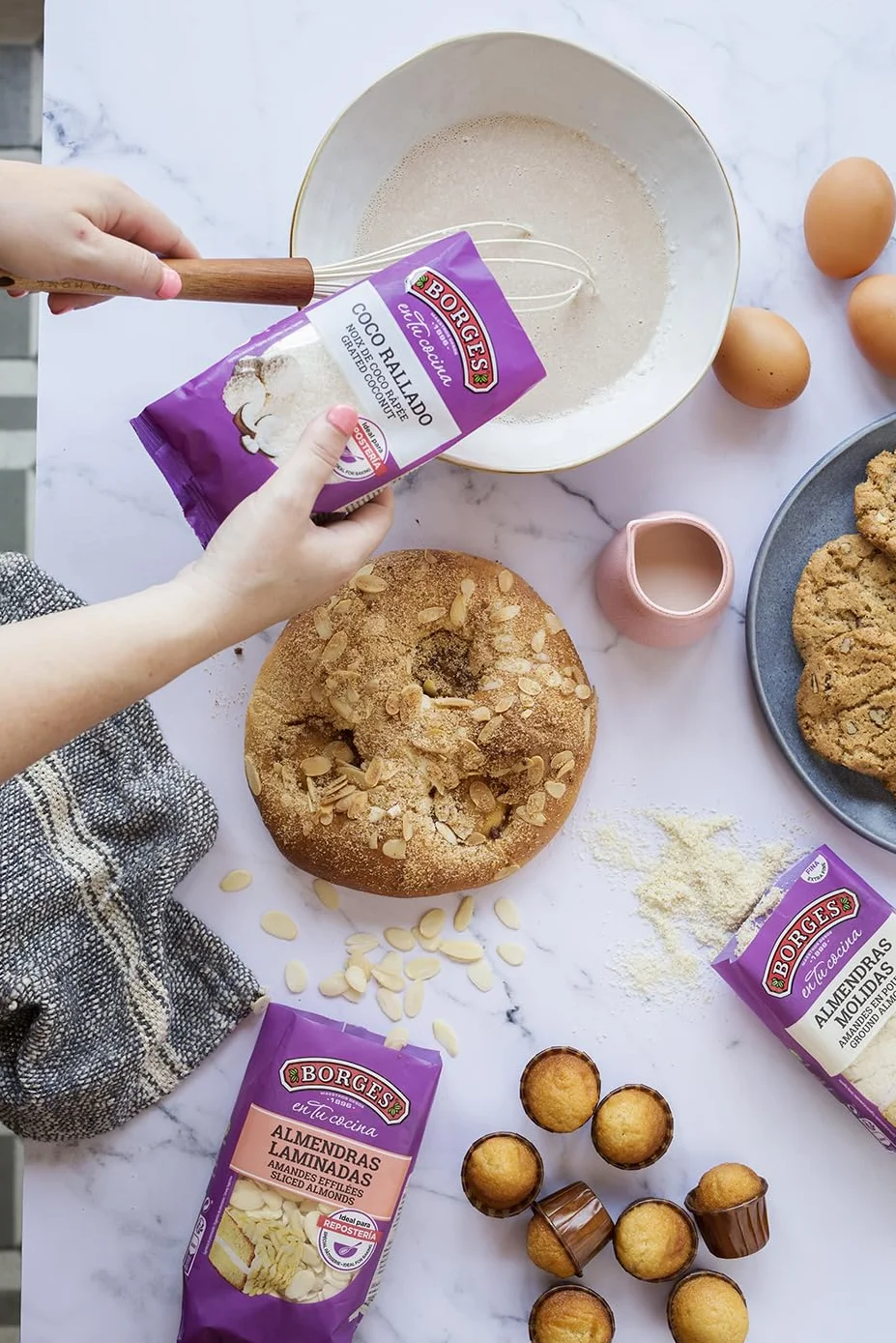 Borges Coco Rallado Óptimo para Repostería Sin Lactosa Sin Gluten Vegano 200g