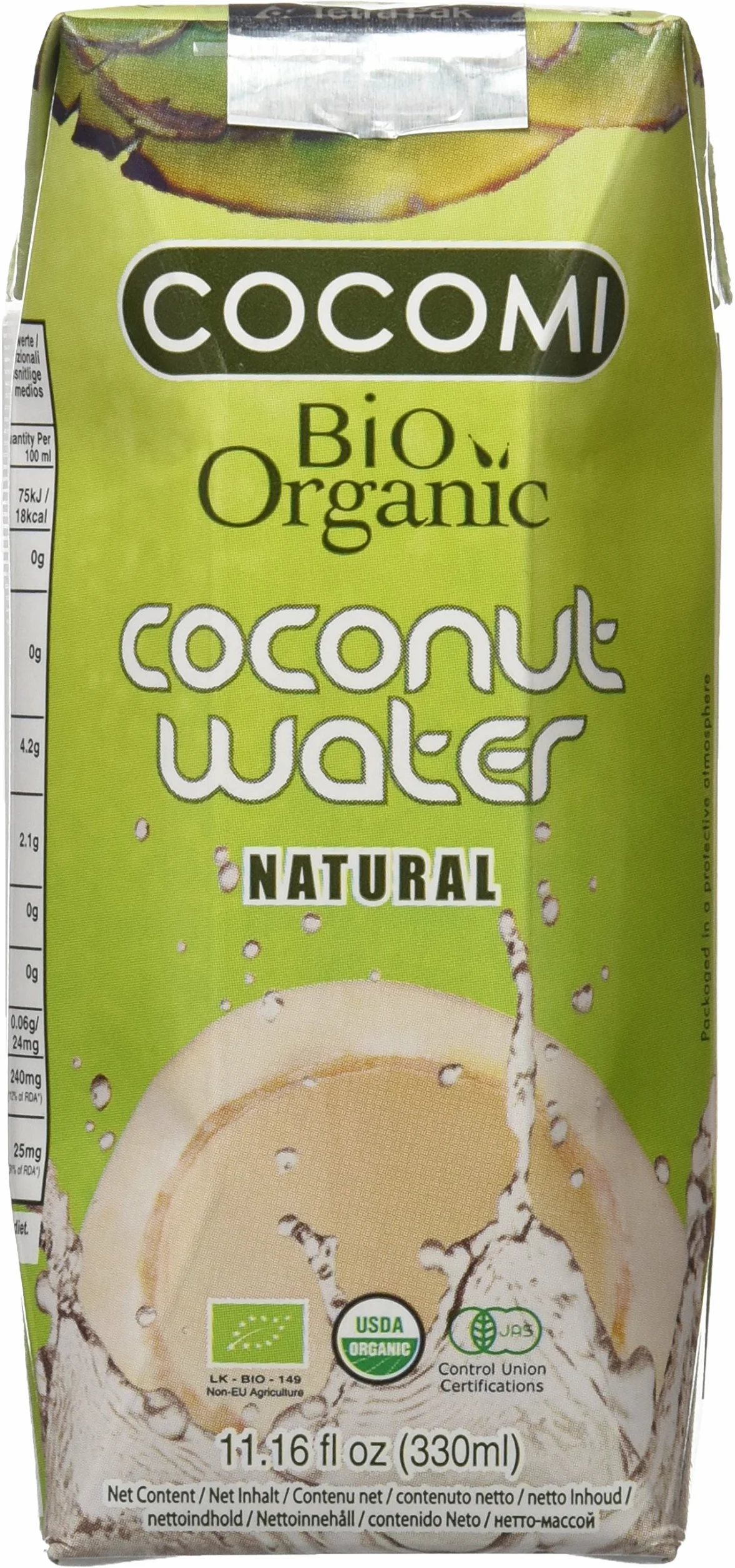 Cocomi Agua de Coco Natural 12 Tetrabriks
