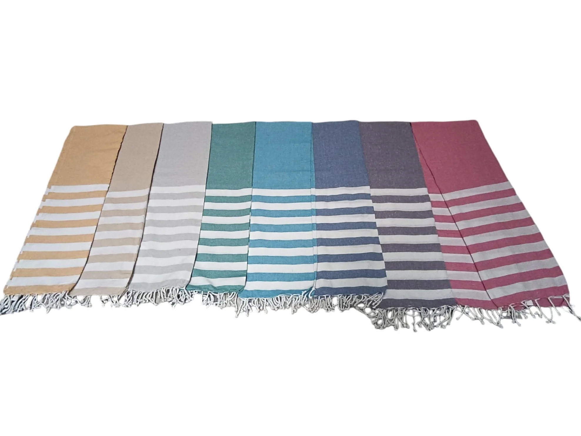 Atout Ciel - Toalla de Playa (90 x 180 cm, Raya), Color Verde