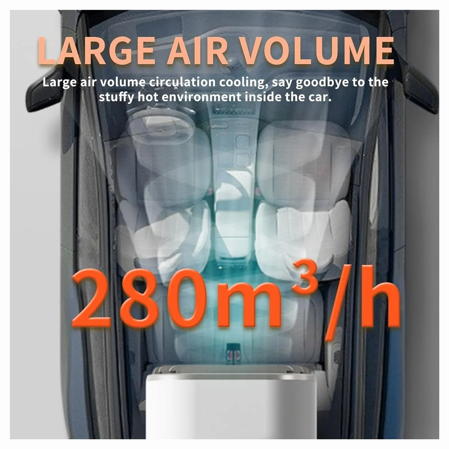 Aire acondicionado portátil, deshumidificador de aire acondicionado de enfriamiento rápido, 5100BTU ac 600W, consumo de energía, mini aire acondicionado portátil para carpa, camper, coche