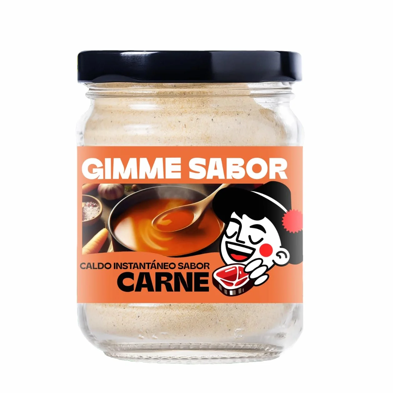 Gimme Sabor Caldo Vegetal sabor Carne, Sin alérgenos ni glutamato
