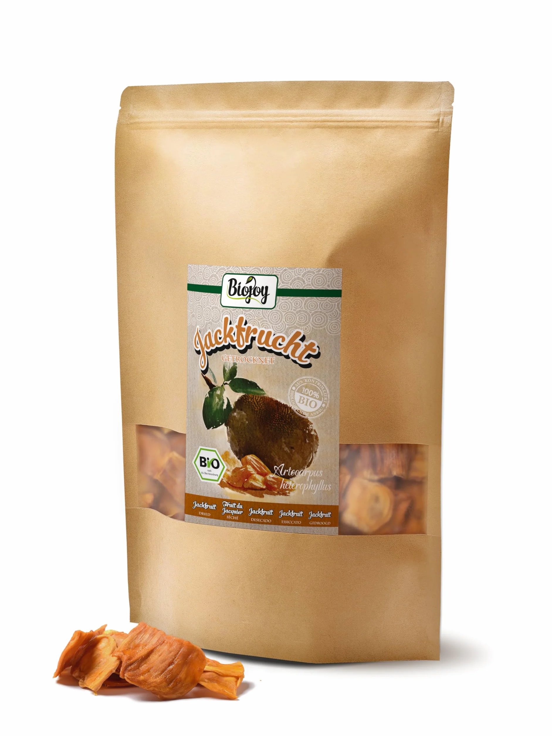 Biojoy Jackfruit deshidratado Ecológico 1 kg sin azúcar añadido