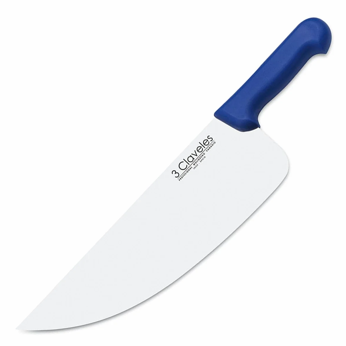 Hachuela Pescadero Acero Inoxidable 34 cm Azul 3 Claveles