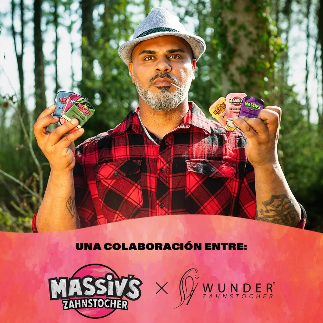 NIGHTKILLER Berrymix Ice Palillos con Sabor 100 unidades Sin Azúcar Caja metálica