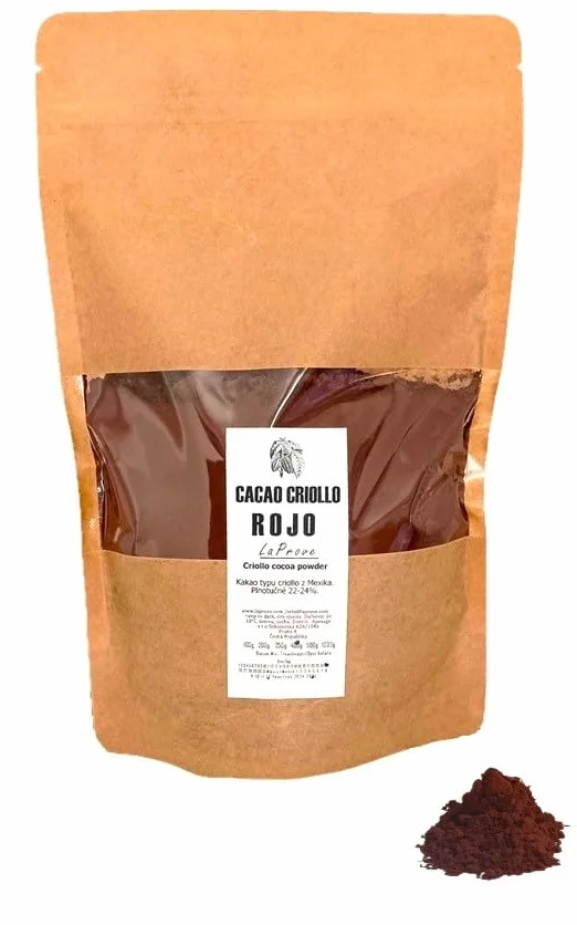 Polvo de cacao rojizo LaProve Rojo 100% Criollo 400 g