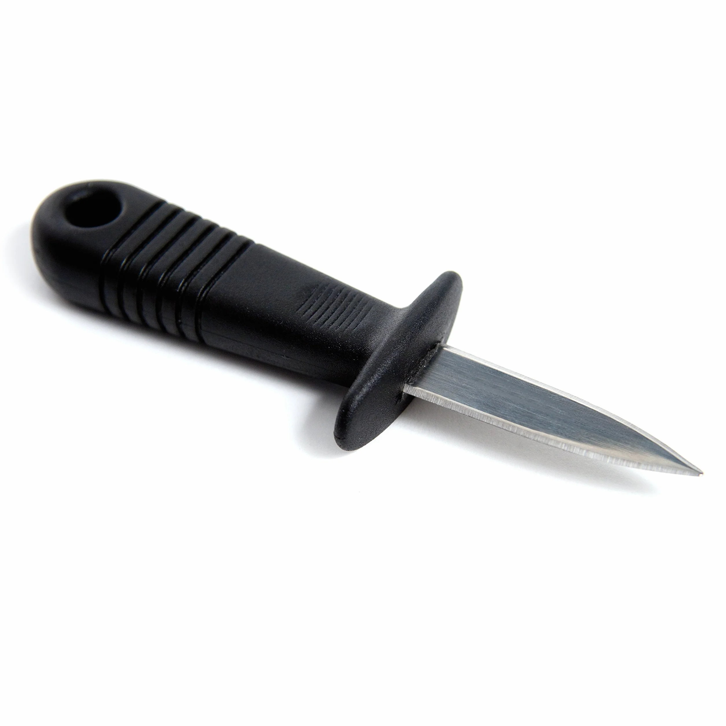 COOK CONCEPT - KU6101 - Cuchillo para Ostras de Acero Inoxidable Ultra Afilado - Diseñado para la Degustación - Dimensiones 14,5 x 4,6 x 1,1 cm - Color Negro - Idea de Regalo