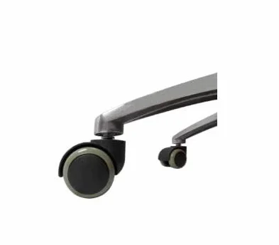 Silla Ergonómica Giratoria Oficina Negro Tapizado PU Antimanchas Respaldo Altura Ajustable 50-67 cm Base Cromada 5 Ruedas