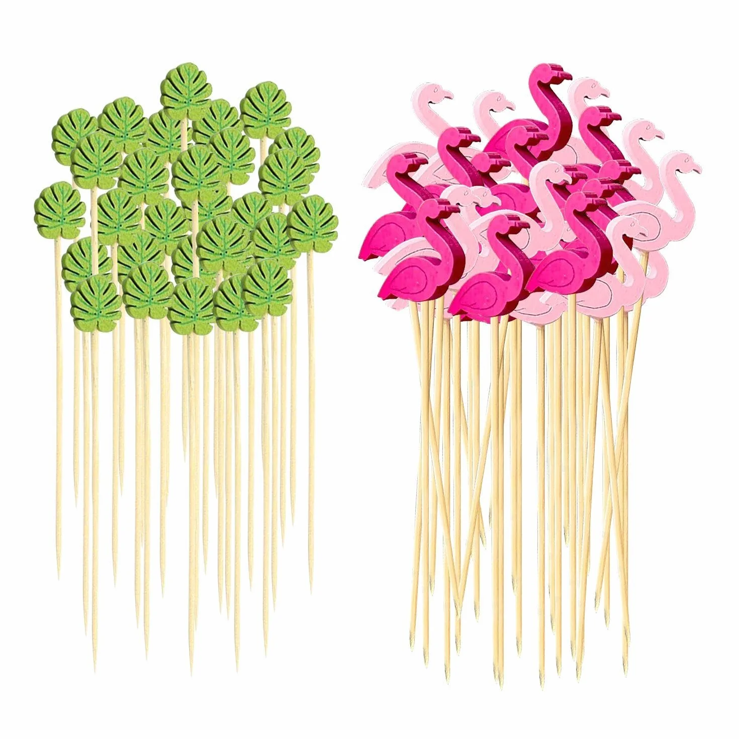200 Piezas Brochetas De Frutas, Decoración De Cócteles, Brochetas De Comida De Madera, Decoraciones Para Fiestas, Brochetas De Madera Decorativas, Brochetas De Comida Creativas