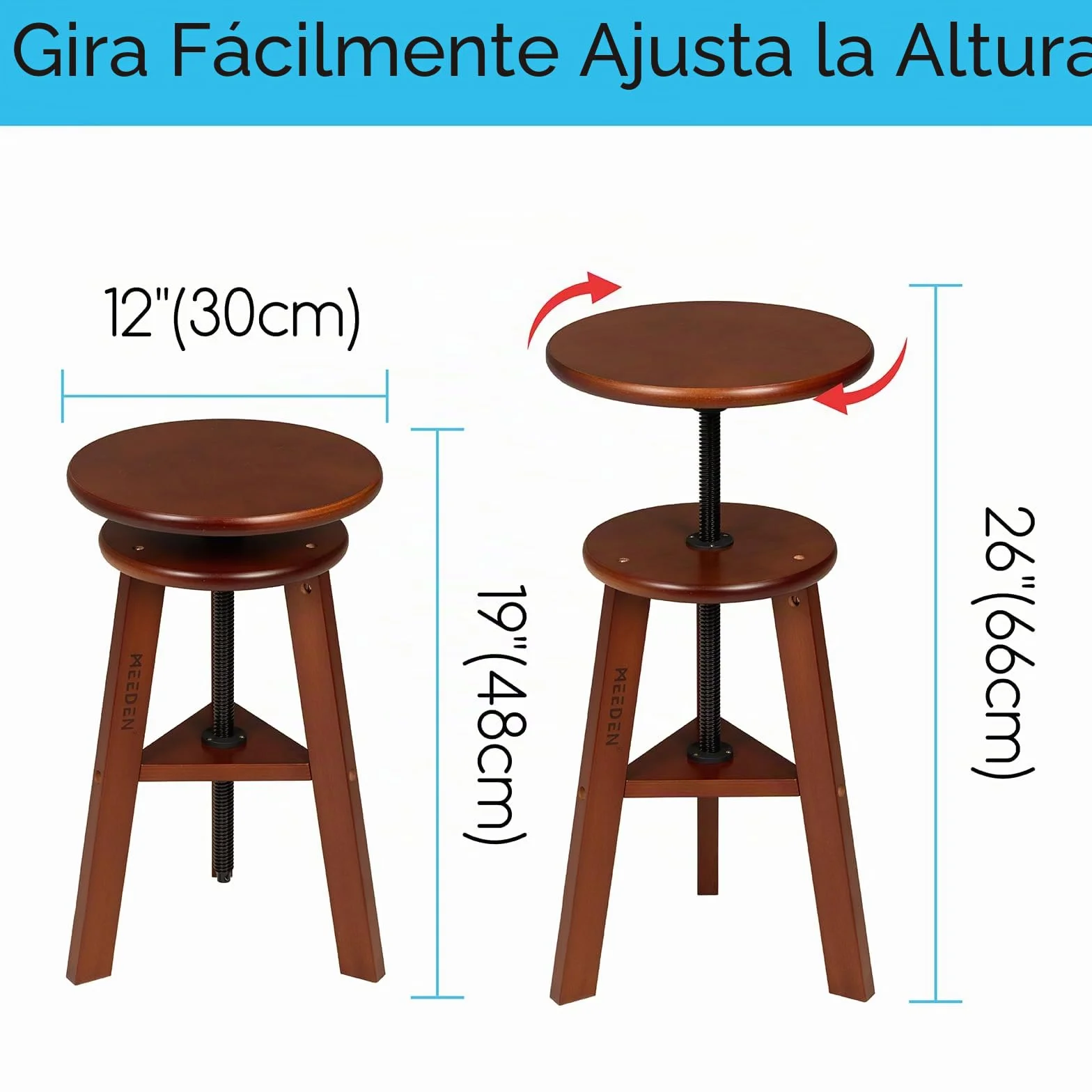 Mesa de Dibujo de Madera Ajustable 90 x 60 cm con Taburete para Artistas