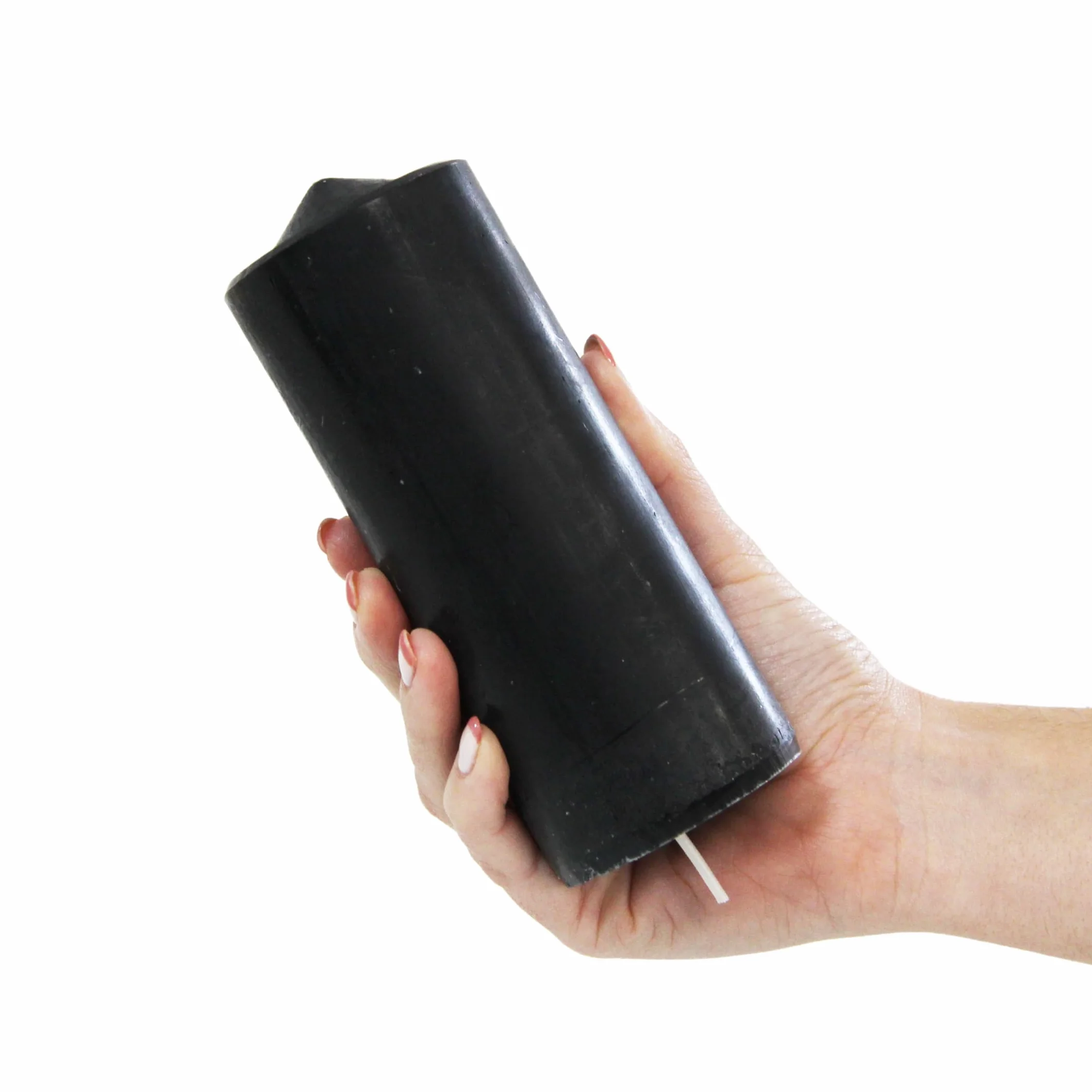 Velón Preparado de San Deshacedor o de Volteo – Ritual con Vela Negra para Eliminar Energías Negativas | Vela para limpieza energética | Hecho a Mano con Hierbas | Incluye Instrucciones y Oración
