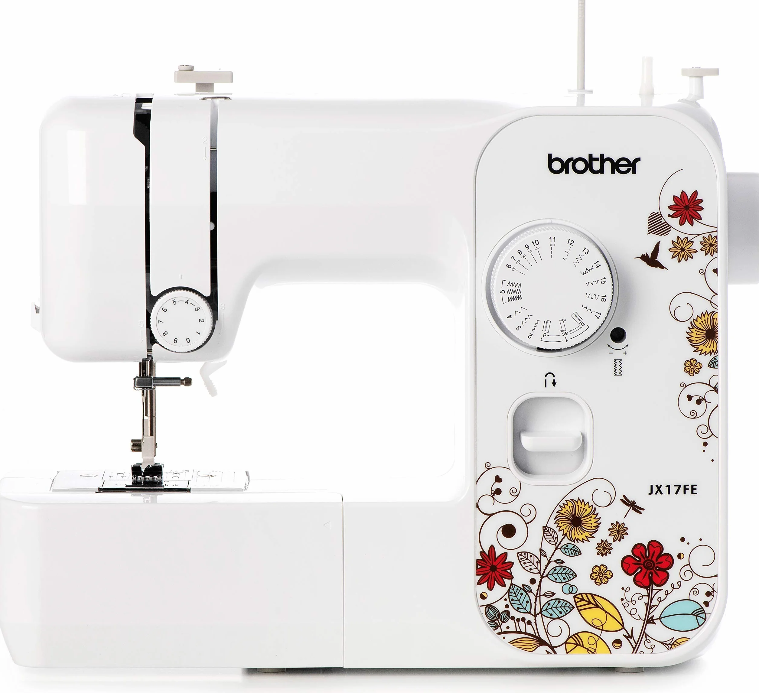 Brother JX17FE (Fantasy Edition) - Máquina de Coser, 17 Puntadas de Costura, Eléctrica, Portátil, Fácil de Usar y Práctica