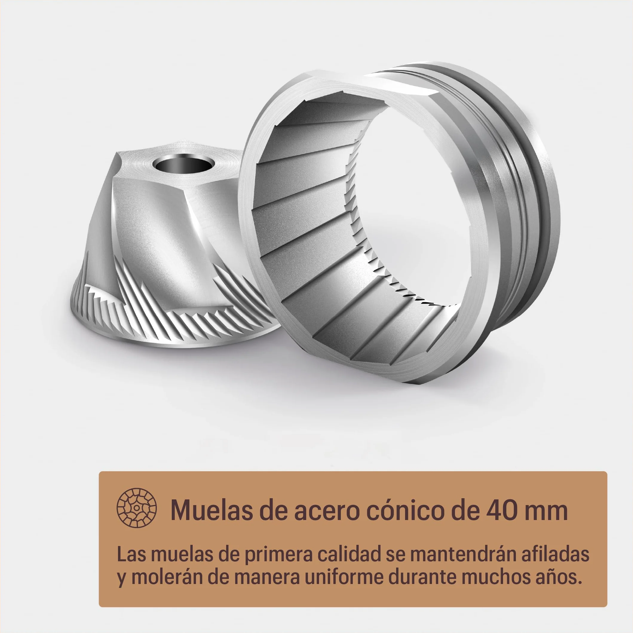 Baratza - Encore ESP 100V Molinillo Eléctrico de Café en Grano - Coffee Grinder Especial para Espresso, Negro