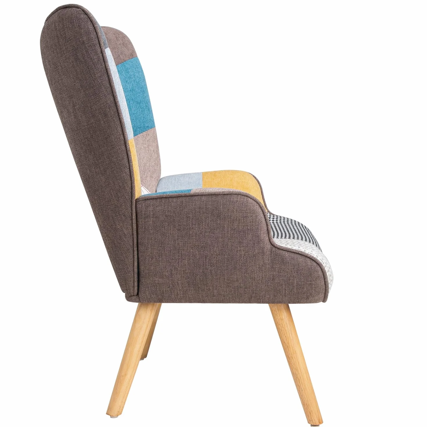 Gardenia Sillón Relax Quebec Patchworks Patchwork, 69x75x95