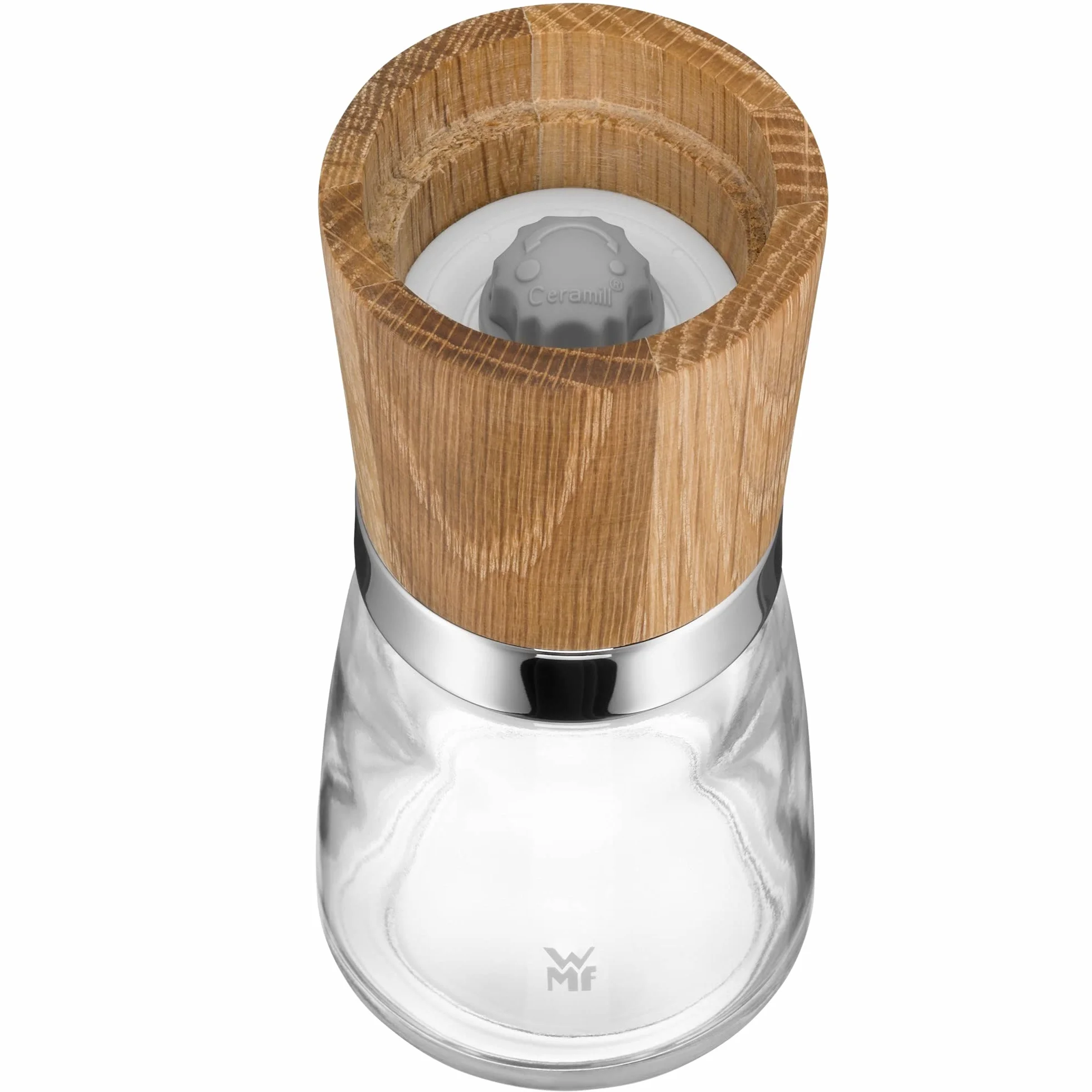 WMF Ceramill Natura Juego 2 Molinillos Sal Pimienta Madera 13,8 cm Ø 6 cm Cerámica