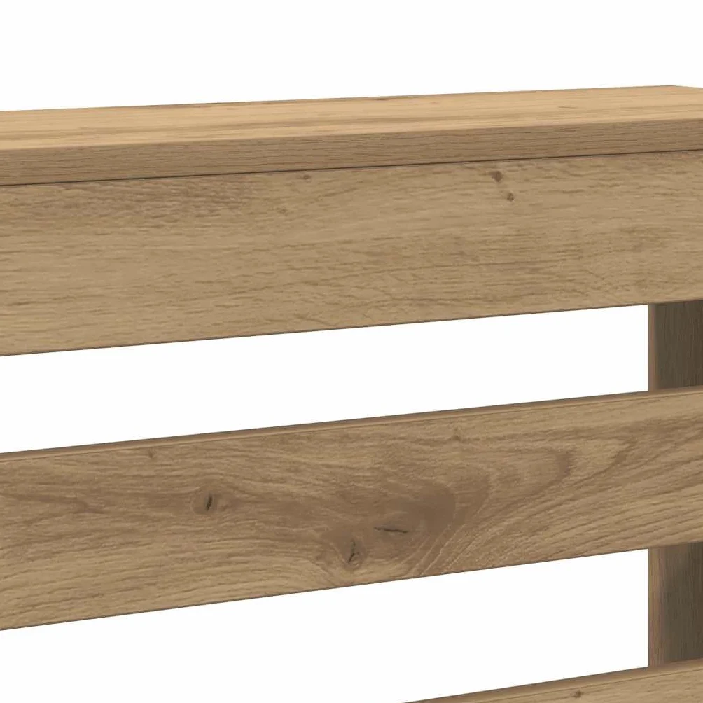 Cubierta de radiador Madera Color Roble 104x20x82 cm