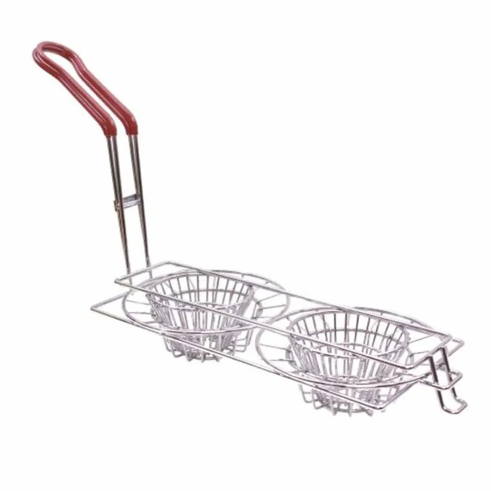 Tablecraft B078T62VNL TB24039 - Cesta para freír (acero inoxidable, 20,3 cm, 1 unidad), color plateado