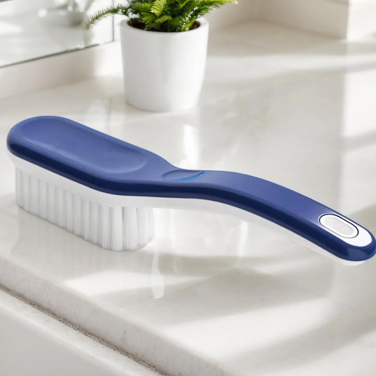 Cepillos para Limpieza De Zapatos,Cepillo Fregador Calzado | Eliminador De Manchas con Empuñadura Ergonómica para Zapatillas Alfombra Baño Ropa Y Hogar
