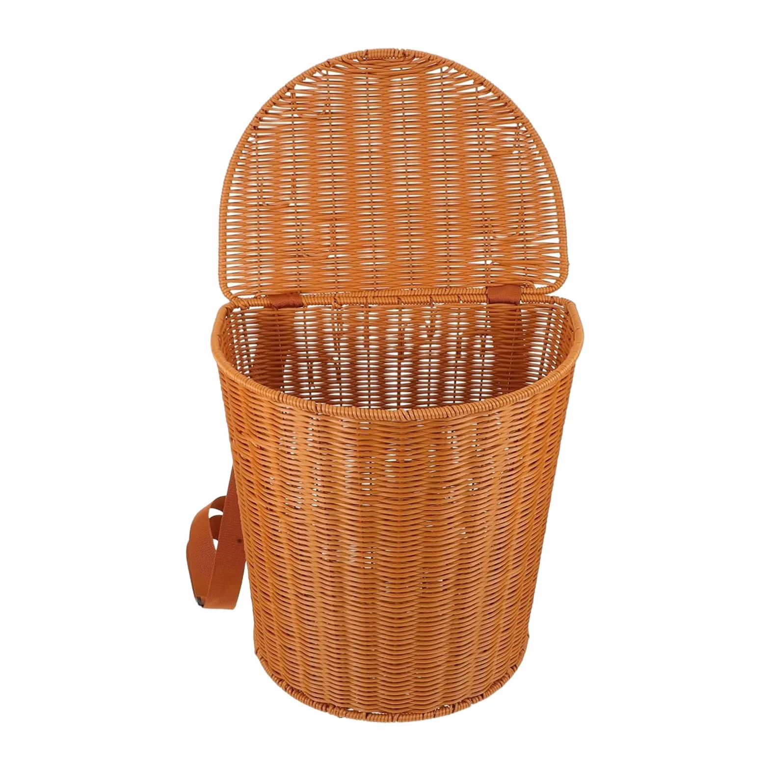Cesta De Picnic Bolso Tejido Portátil de Gran Capacidad | Cesta De Picnic Mochila De Ratán Artificial Para Camping Playa Viajes Compras Hogar Apartamento Cocina Granja Fruta Verdura