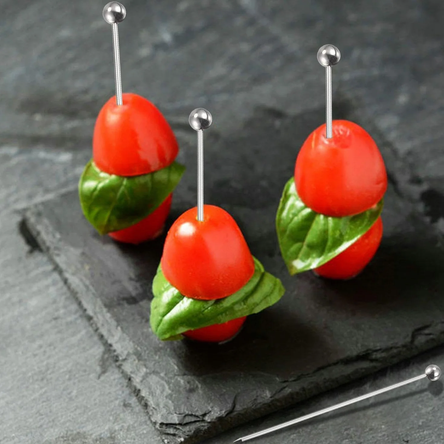 Letreros De Frutas De Acero Inoxidable Creativos, Letreros De Cócteles Y Herramientas De Cocina