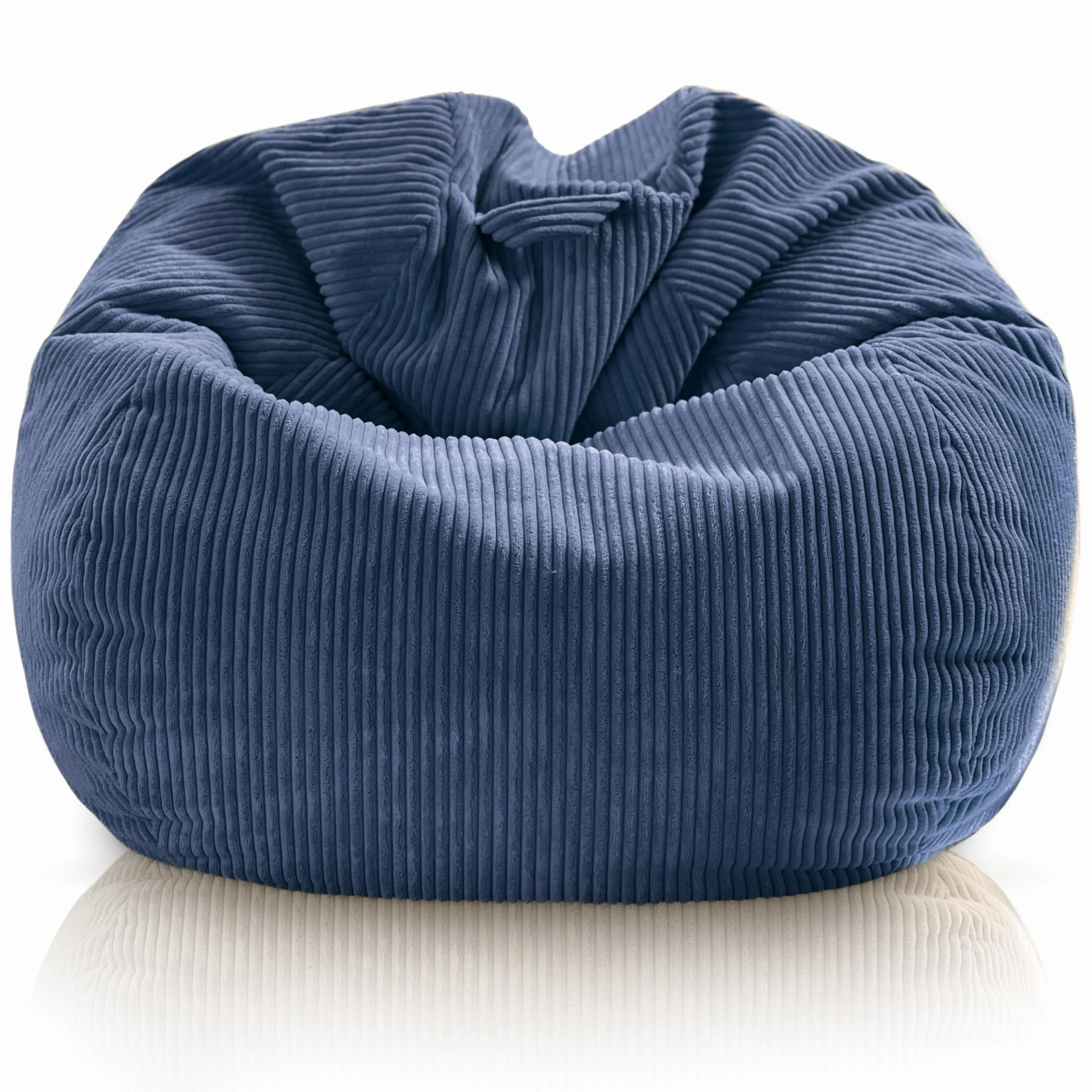 Aiire Puff Salon Pana Moderno - Puf Gigante con Relleno Incluido para Decoracion Habitacion Juvenil - Puffs Infantiles XXL - Bean Bag Chair Infantil XXL o Cojin de Suelo Grande Azul [100x75 cm]