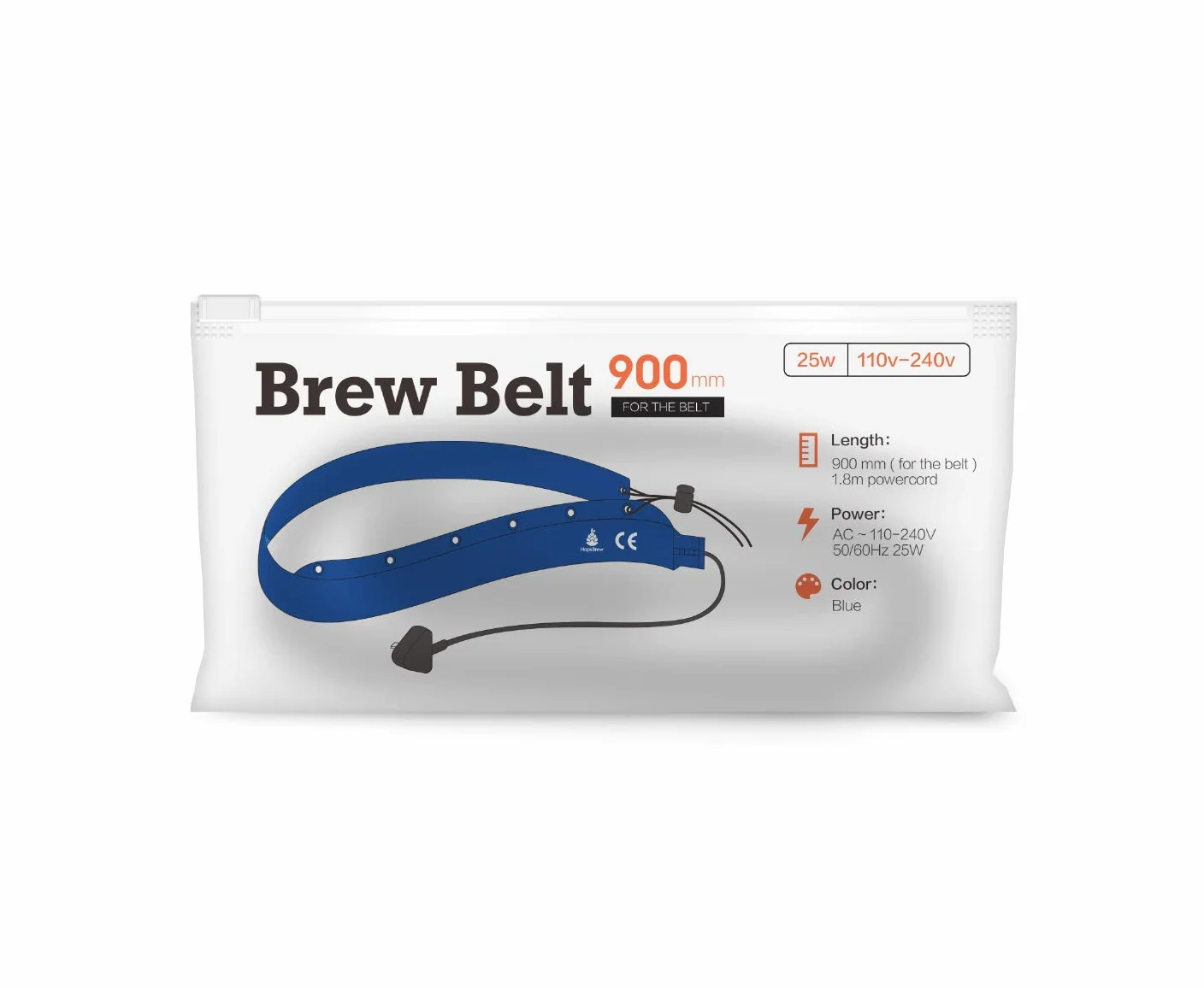 Inicio Brew Calefacción Calefacción Cinturón Pad para Cerveza Vino Licores fermentador+pegatina en termómetro