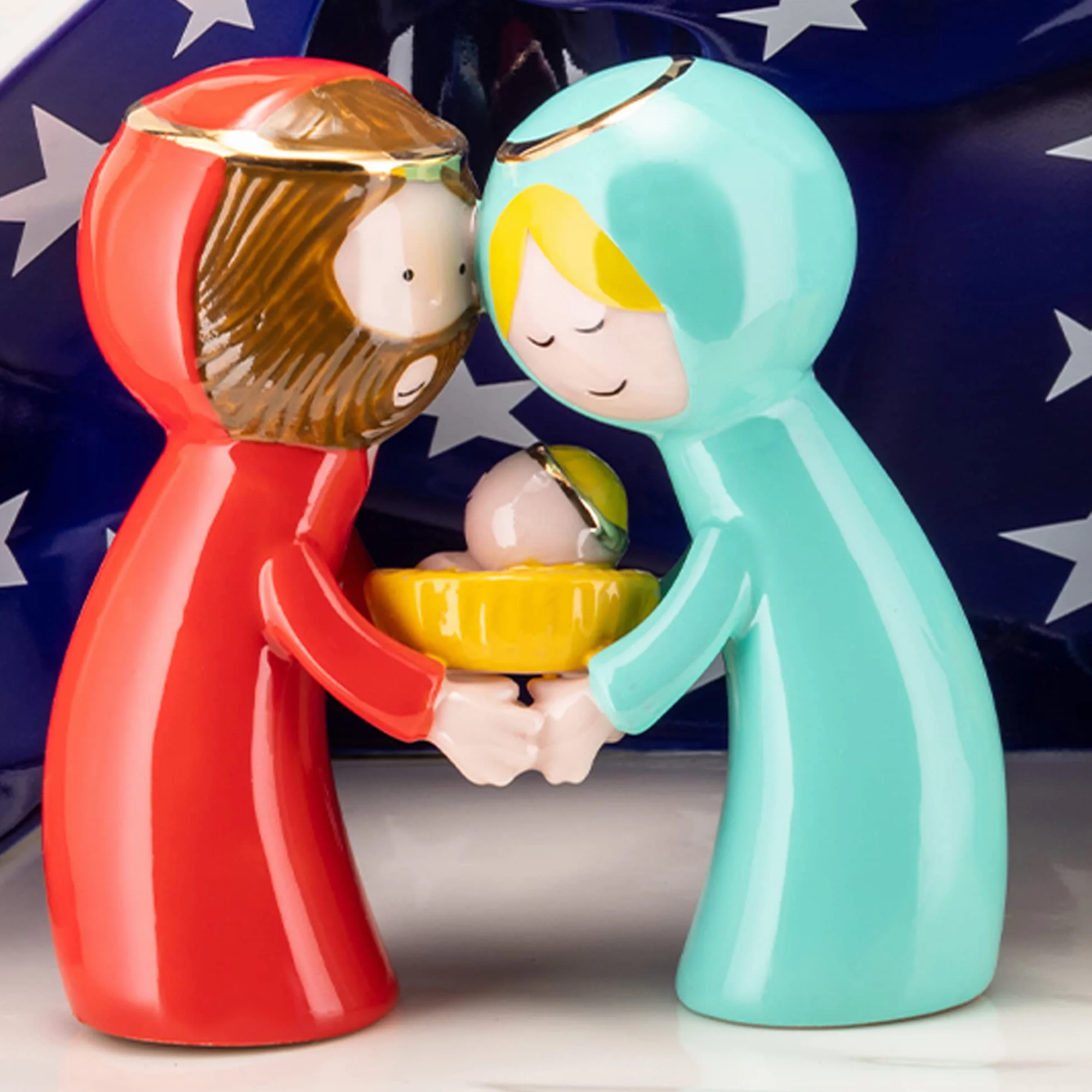 Alessi AGJ01 W Happy Eternity Baby Porcelana Decorado a Mano
