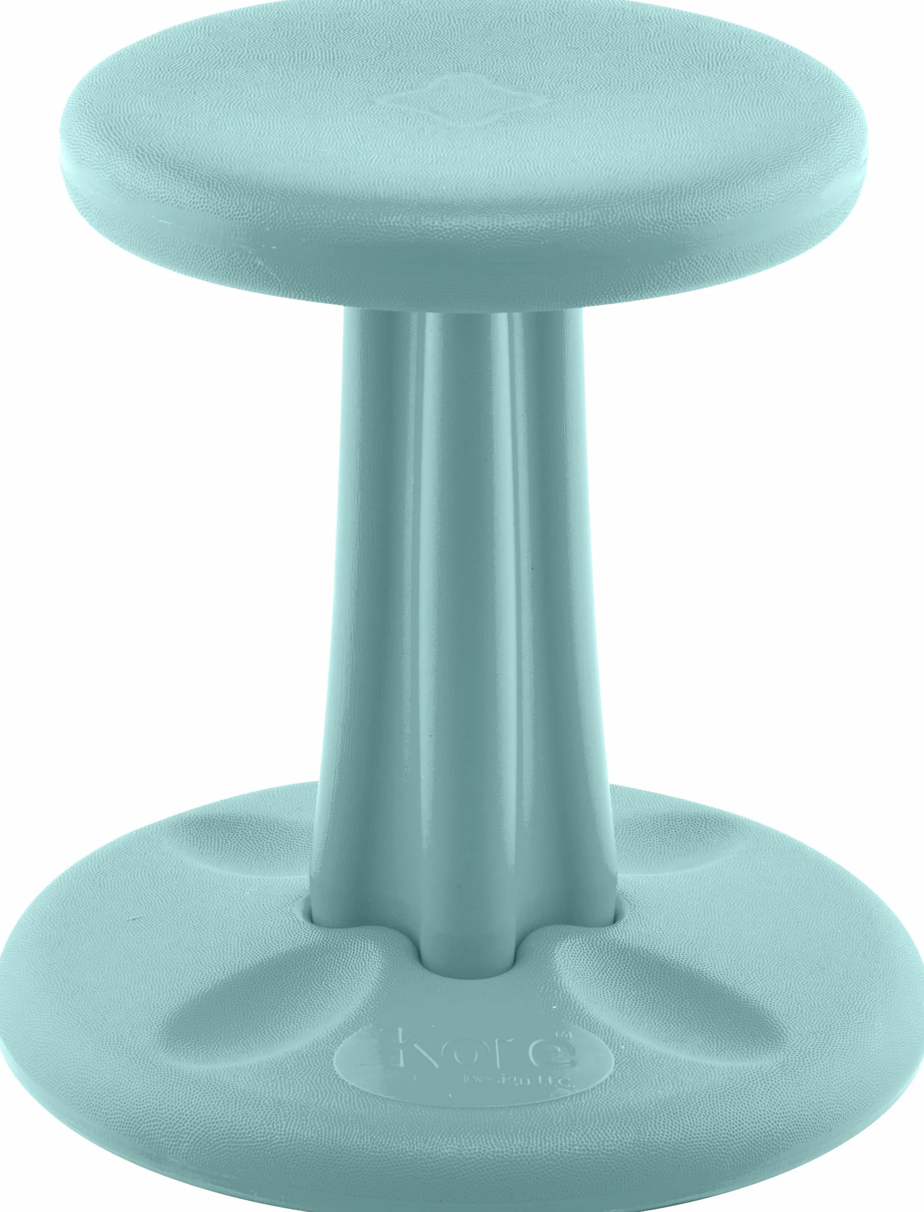 Kore Kids - Silla oscilante para niños, taburete flexible para aula, escuela primaria, TDA/TDAH, fabricado en los Estados Unidos, para niños de 8 a 9 años, grado 3 a 4, color verde azulado (16