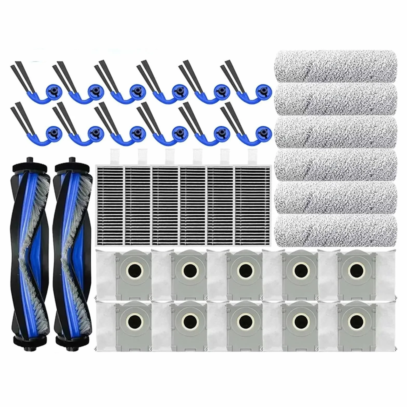Cepillo Rodante For Aspiradora, Compatible Con Ecovacs, X11 / X11 Pro, Cepillo Rodante For Aspiradora | 36pcs
