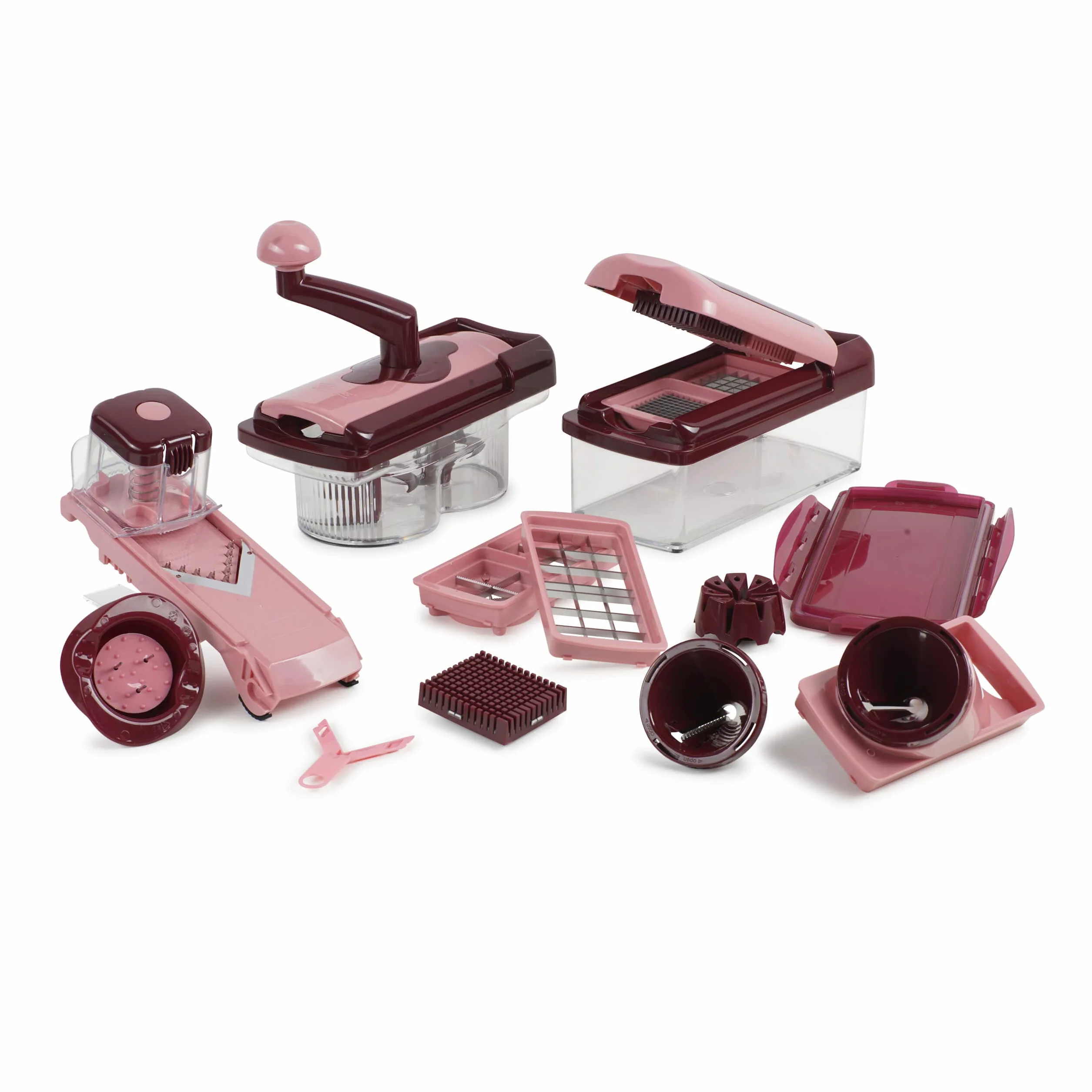 Genius Nicer Dicer Fusion smart | 23 partes | incluyendo Nicer Twist | la menta verde