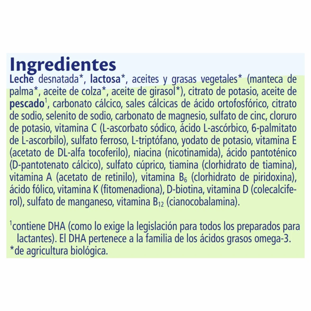 HiPP Biológico 3 Leche para bebés Ecológica 500 gr BIO a partir 12 meses