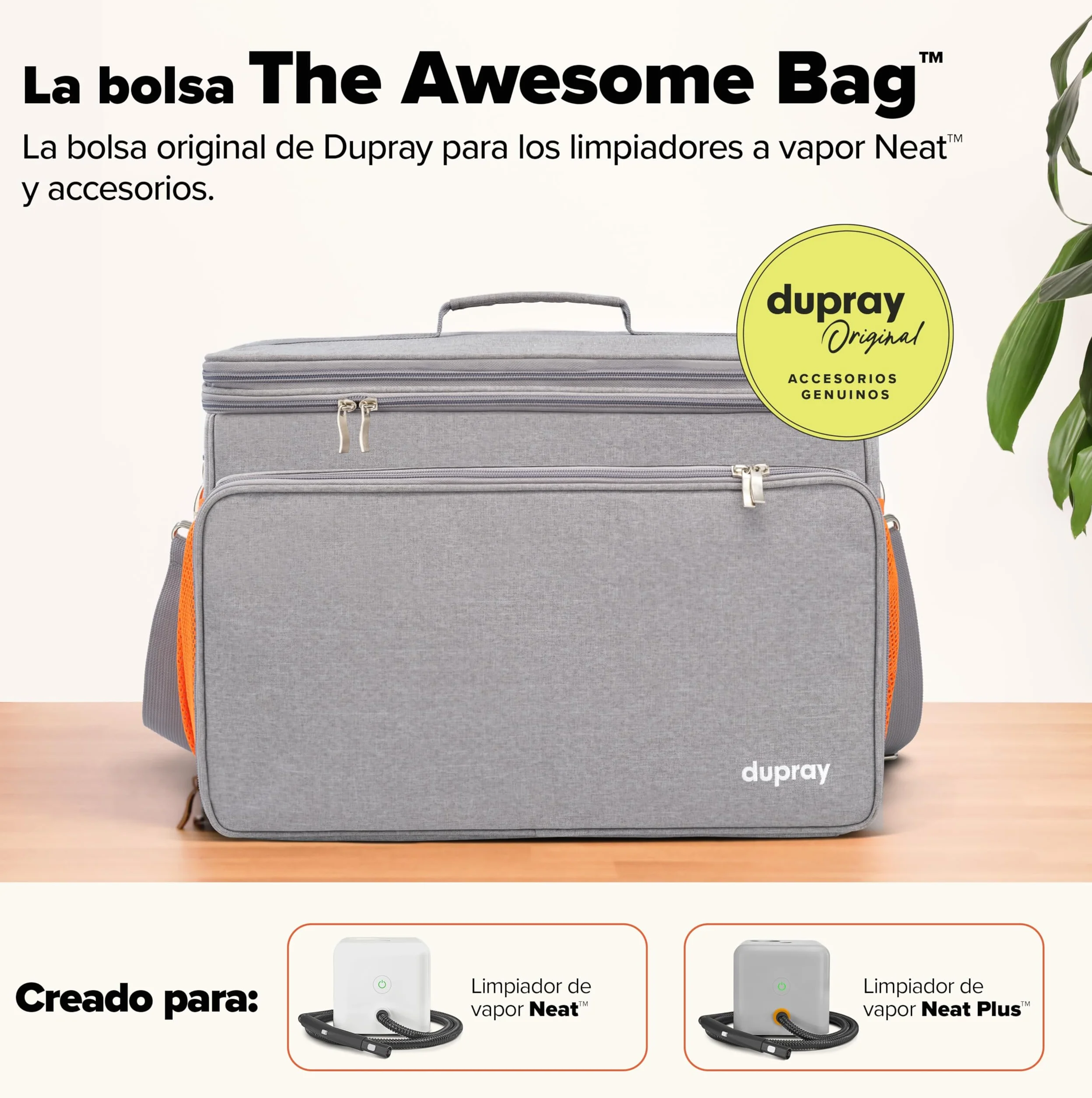 Dupray Neat Plus Limpiador a Vapor – 18 Accesorios, Vapor Potente sin Químicos, Limpieza Profunda para Suelos, Sofás, Cocina, Baño y Coche