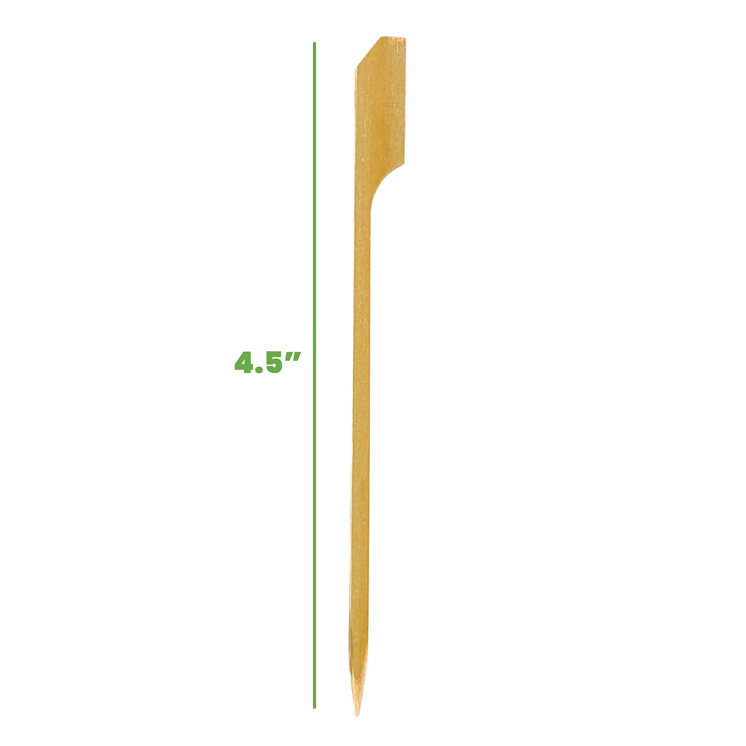 Comfy Package [100 unidades - 12 cm] Palillos de madera de, pinchos de bambú - Palillos para cócteles, parrillas, aperitivos, frutas, barbacoas y sándwiches.