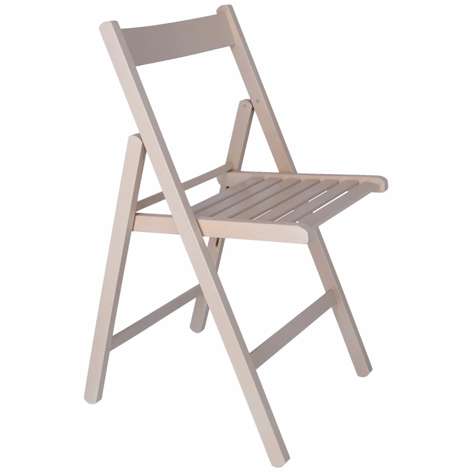 Aranaz | Silla Plegable | Diseño Moderno | Sillas Plegables y Ligeras para Exterior, Jardín o Terraza | Sillón con Reposabrazos y Respaldo | Asiento de Playa | Madera de Haya | Blanca | 43 x 47 x 79cm
