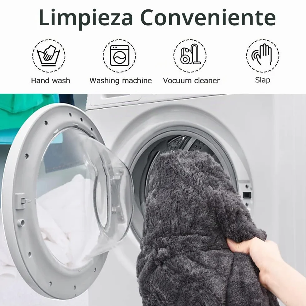 Leepesx Página de inicio Esponja Cama Puf Funda Protectora Dormitorio Balcón Sofá Grande Redonda Suave Sin Rellenos