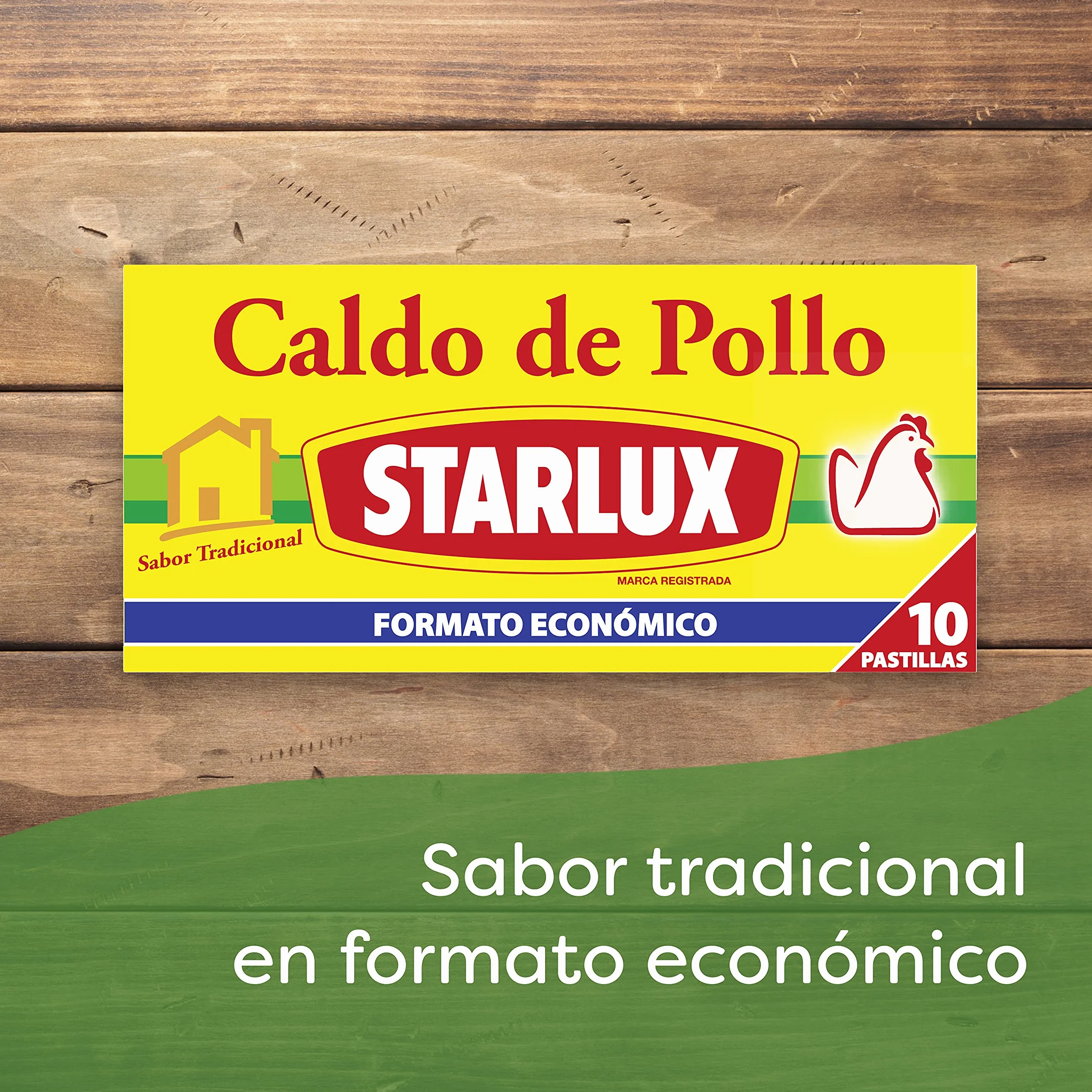 Knorr Starlux Caldo Pastilla Pollo 10 pastillas