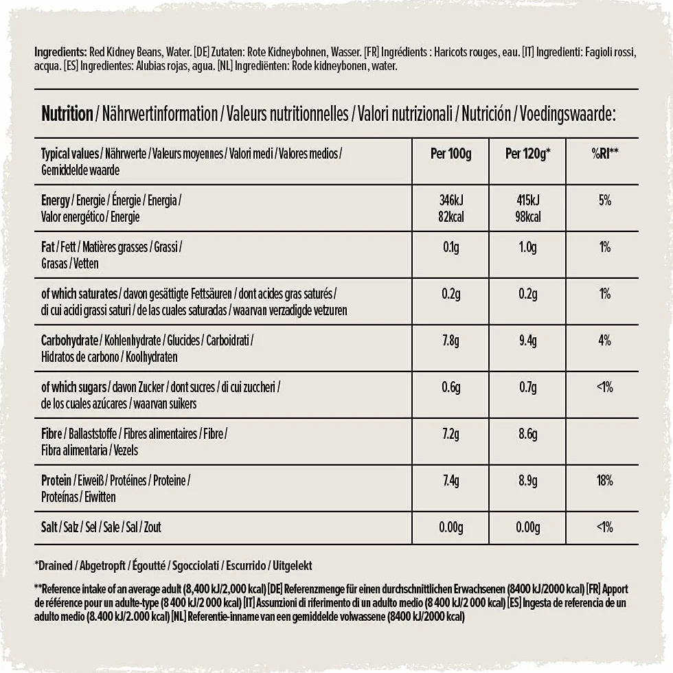 Alubia Roja En Agua, 400g