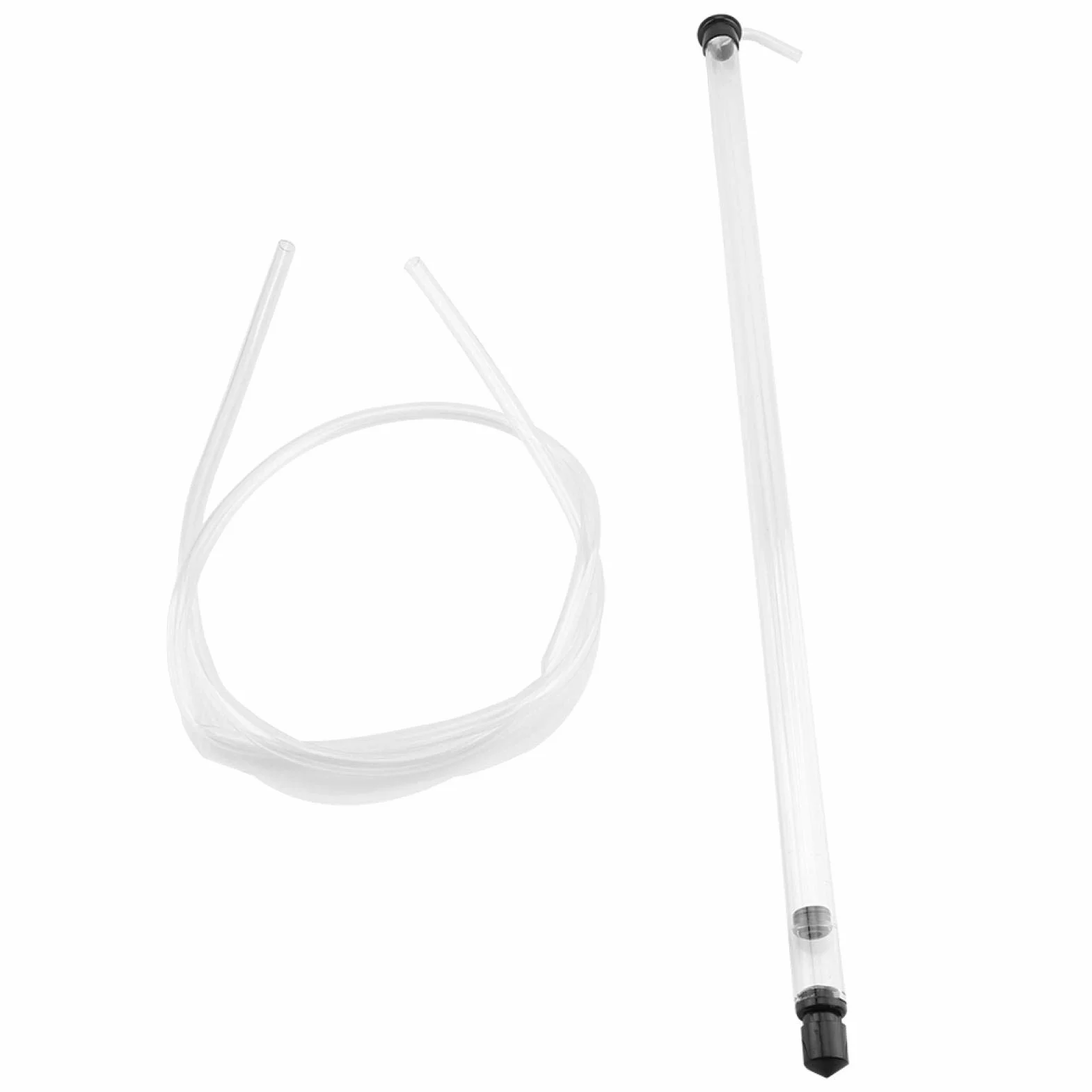 Bastón de sifón automático de 64 cm con tubo, varita embotelladora de plástico, ladrón de vino for cerveza, cubo de vino, botella de garrafa, vino, Kombucha, cocina, jardinería acuática, bastón de sif