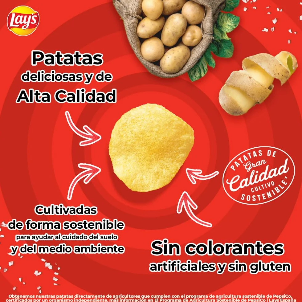 Lay's Patatas Fritas Al Punto de Sal 150g