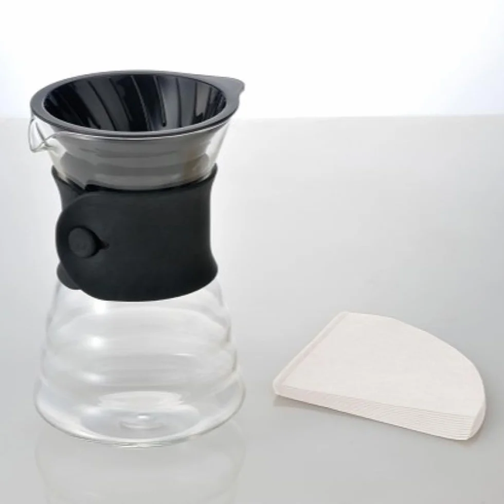 Hario Cafetera de Goteo y Server, Transparente, centimeters