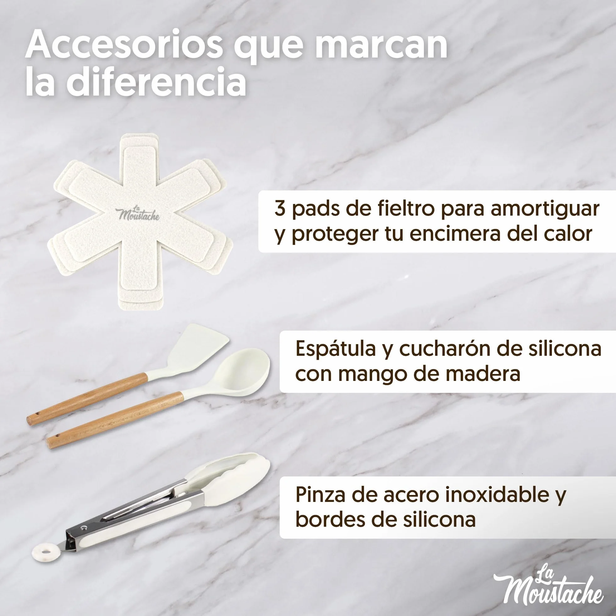 Juego de Ollas y Sartenes de Aluminio Antiadherente 14 Piezas sin PFOA PFOS para Inducción