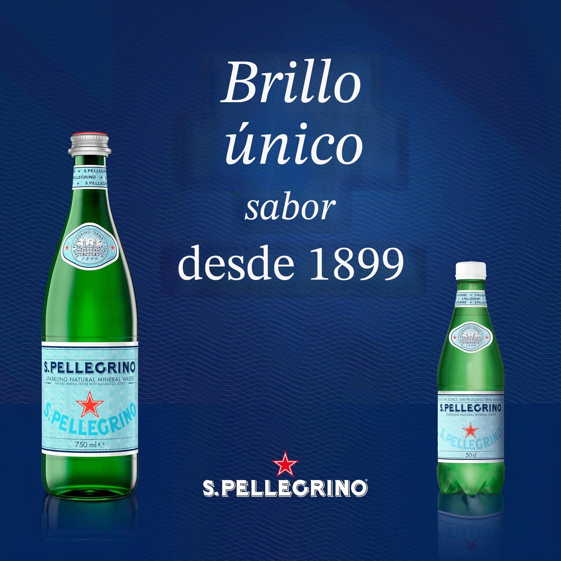San Pellegrino Agua con Gas, 6 x 1L