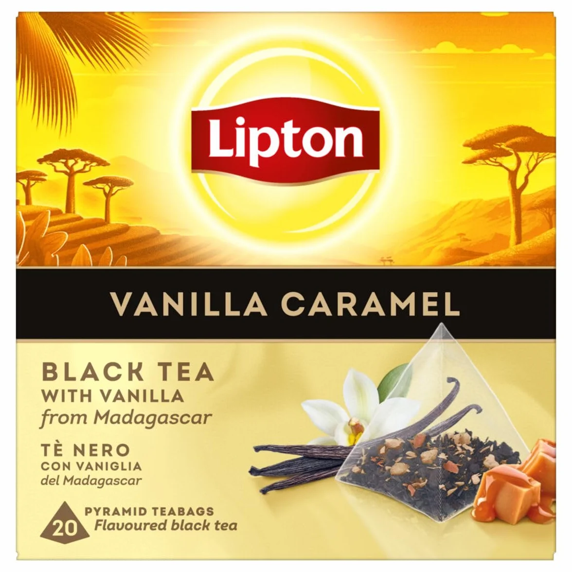 Lipton vainilla caramelo redis 20 sztuk