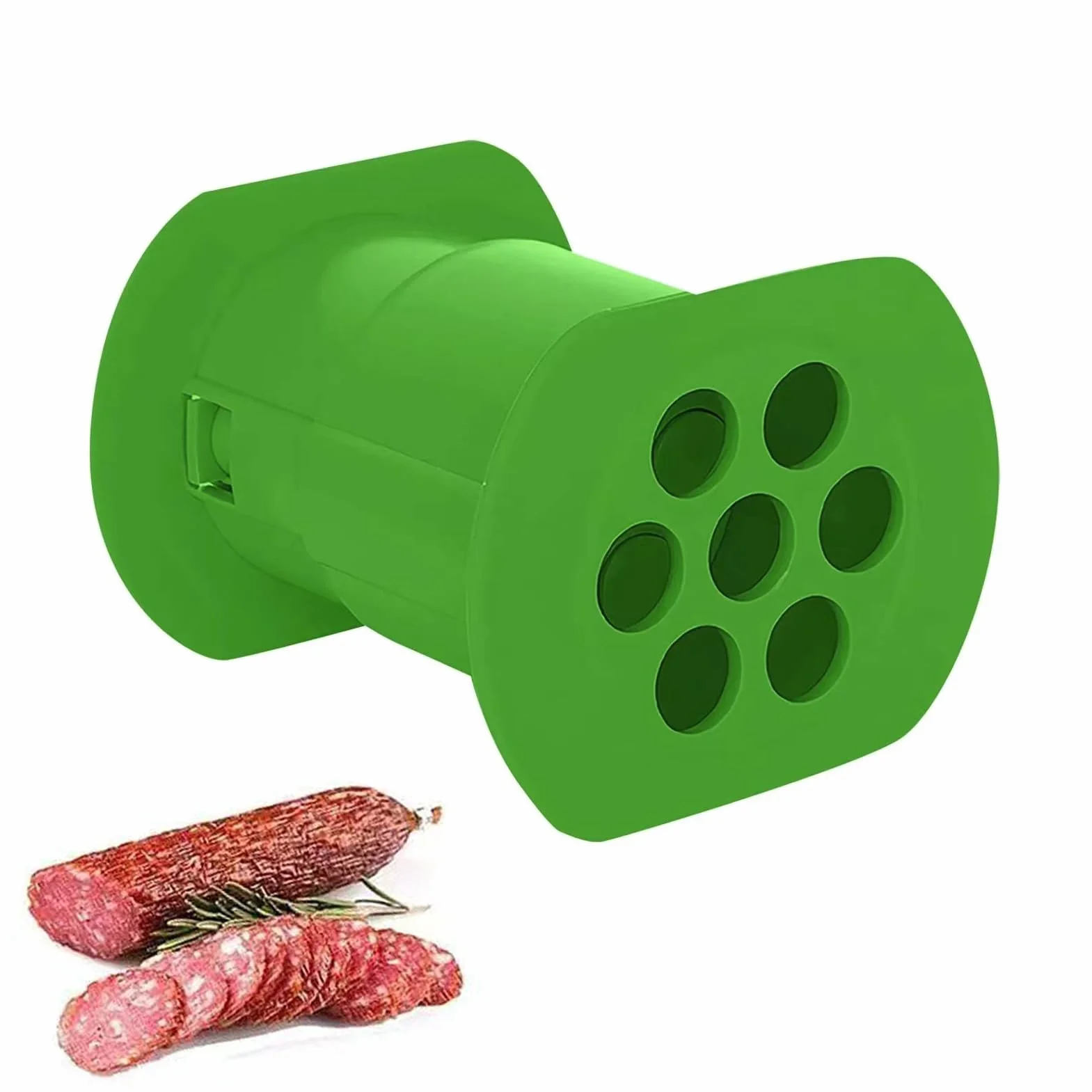 Cevapcici Maker - CEVAPI Mold Tool | Roll Shaper, 7 No Secos 7 Salchichas Prensa Squeeze, Manual Cevapcici Maker, Herramientas De Barbacoa Parrilla, Gadget De Cocina Para El