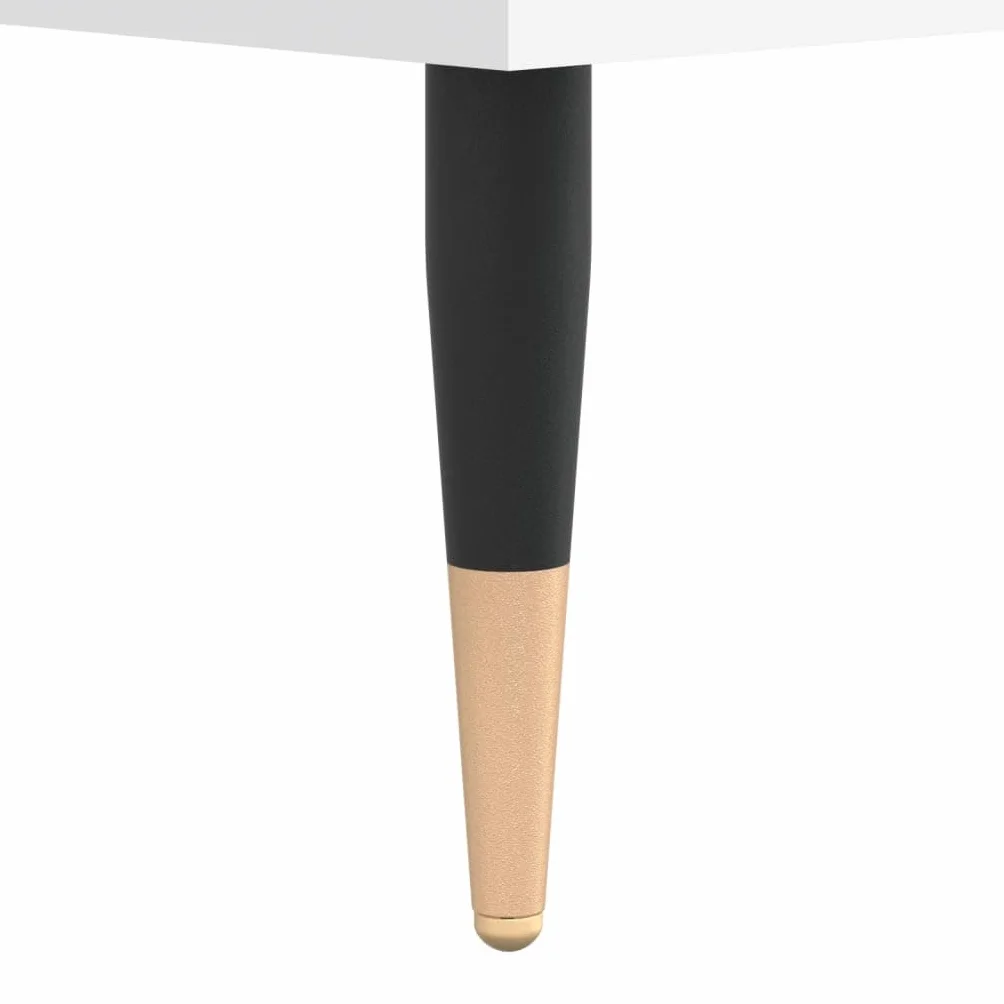 vidaXL Mueble para Discos Madera contrachapada Blanco 100x38x48 cm