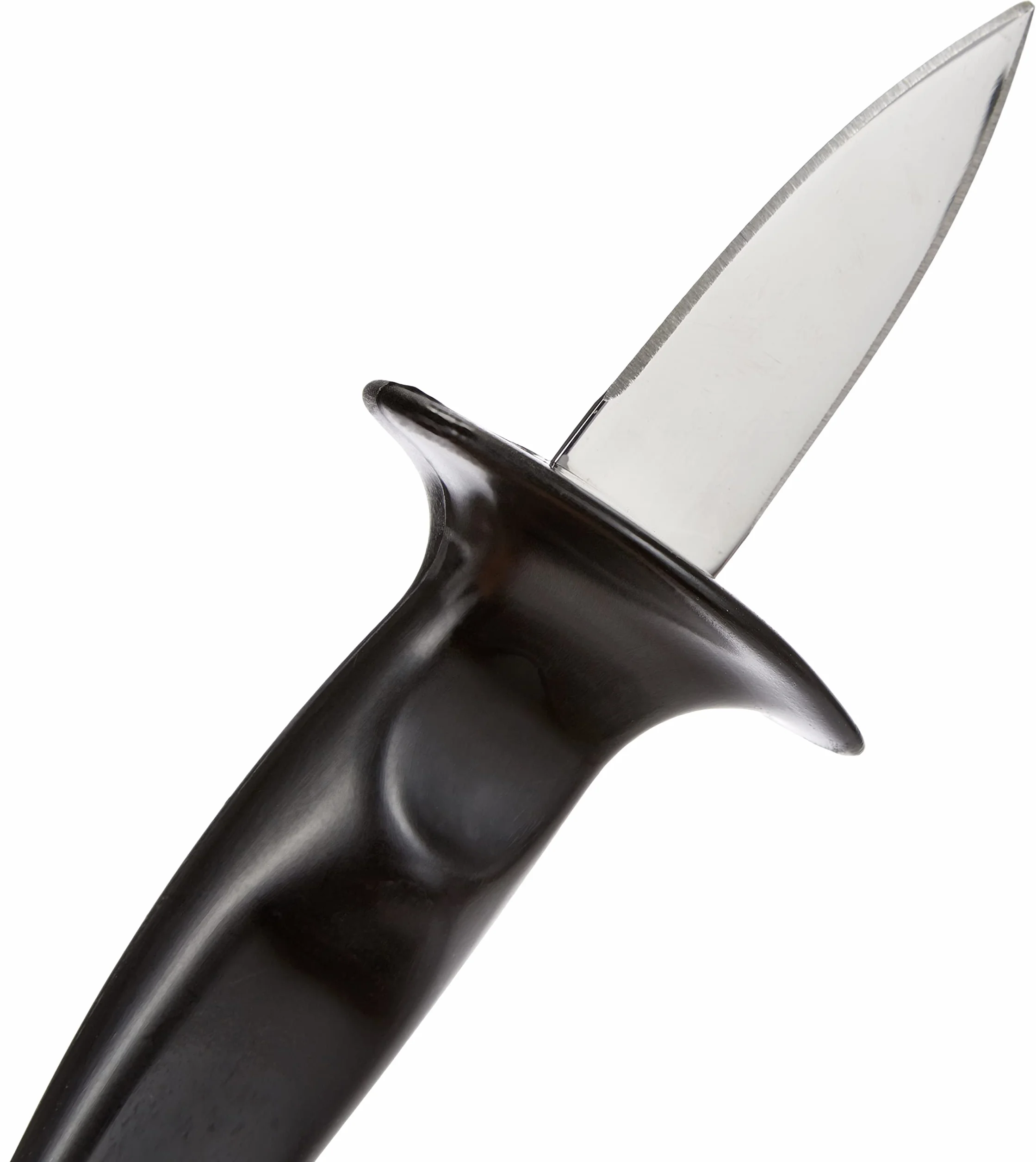 ARCOS Cuchillo Abre Ostras en Acero Inoxidable 60 Mm y Mango Ergonómico de Polipropileno. Cuchillo Abridor de Ostras. Gadget de Cocina Profesional. Color Negro