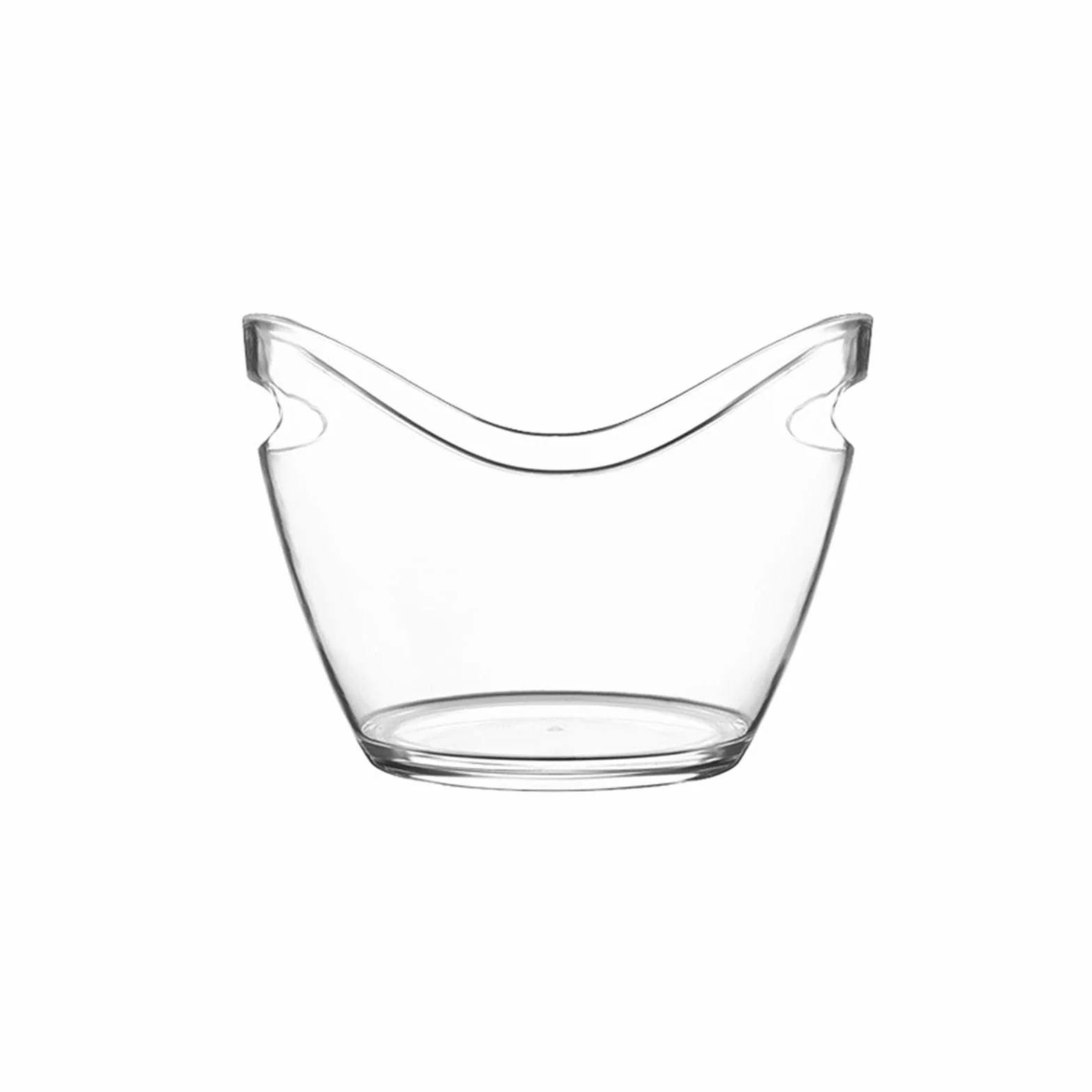 Cubo de vino Cubo de champán True Wine, cubo hielo transparente for interiores y exteriores, for bebidas for fiestas, capacidad for 4 botellas vino
