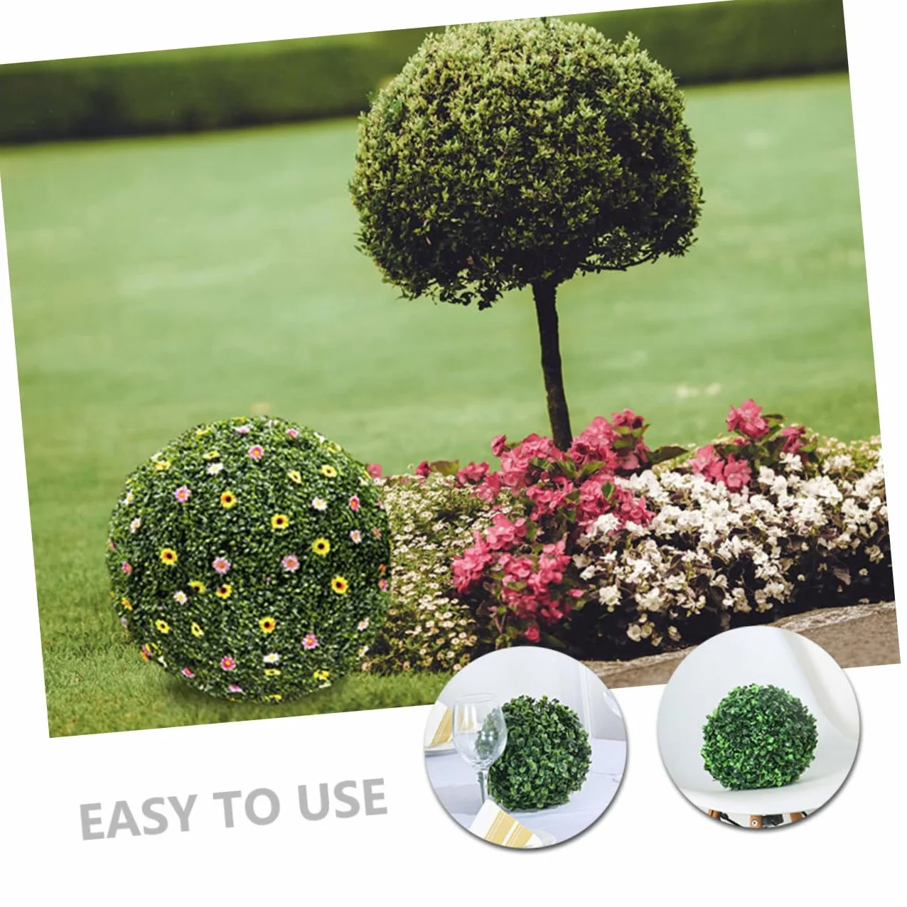 Artibetter 2 Piezas Arreglo Floral Esfera Topiaria De Alambre Marco De Esfera Topiario Marco Topiario De Plantas Soportes De Bolas De Topiario Un Jaula Artificial El Plastico