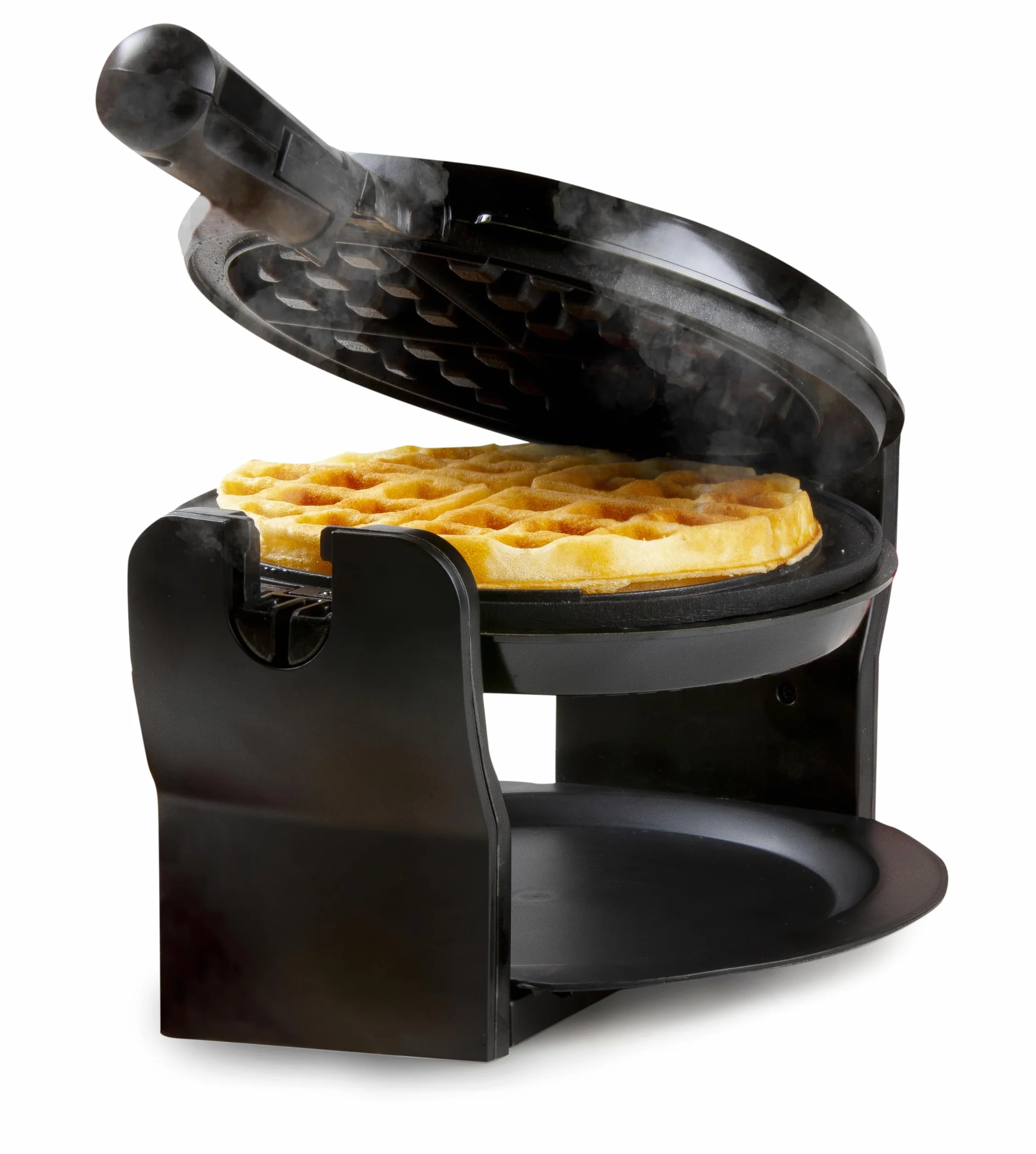 DOMO DO9223W - Gofrera antiadherente, 1 unidad, color negro