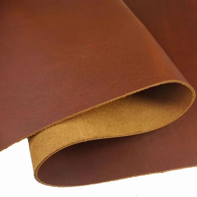 Láminas de Cuero Natural, Cuero Vacuno de Grano Completo curtido Vegetal de 2,0 mm for Manualidades Opwg Qlm Varios tamaños(30cm x 60cm)